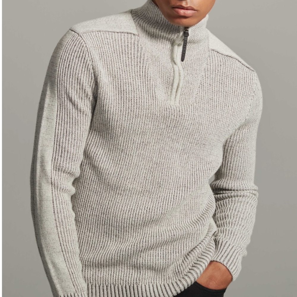 Projek Raw Mock Zip Sweater
